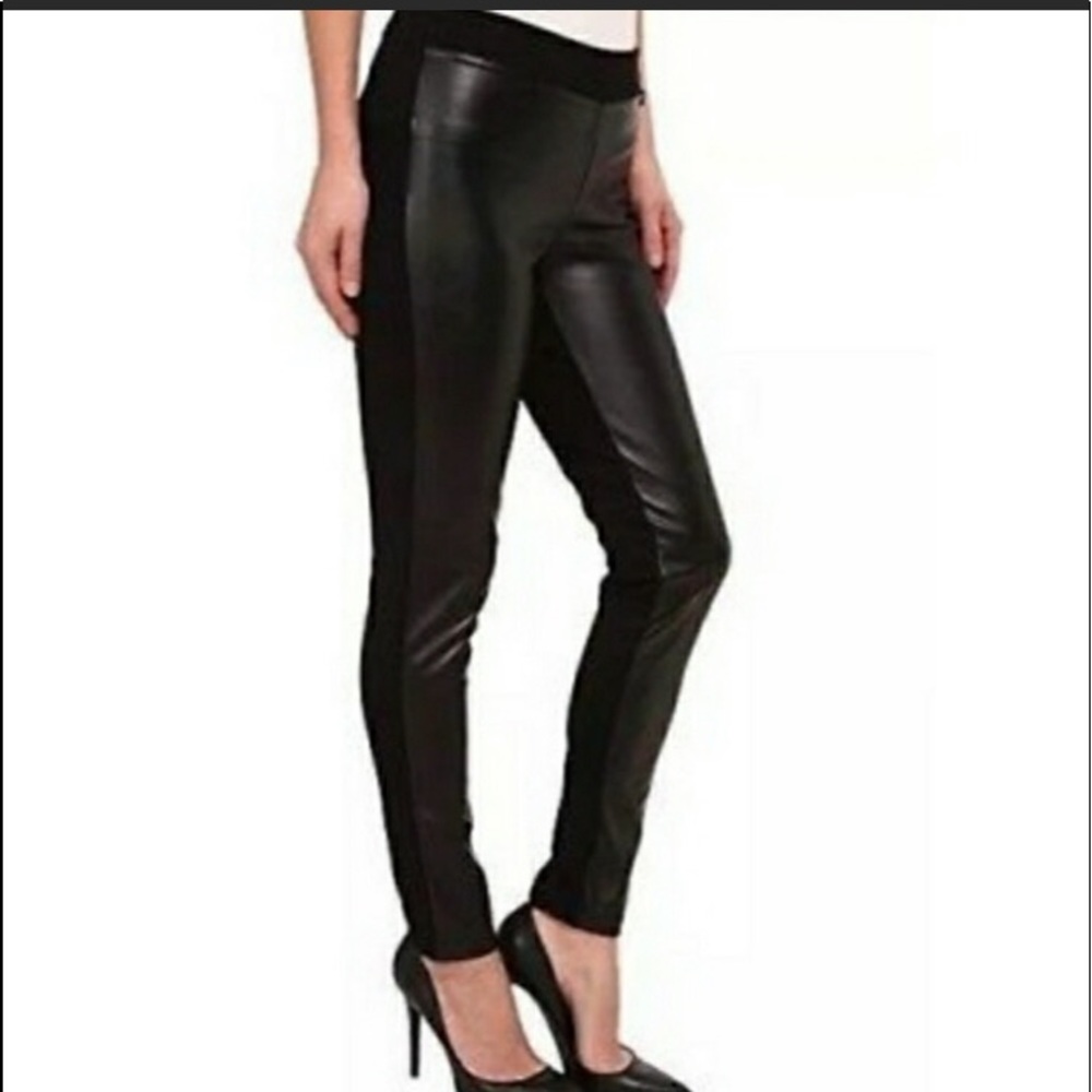Calvin Klein faux Leather Leggings